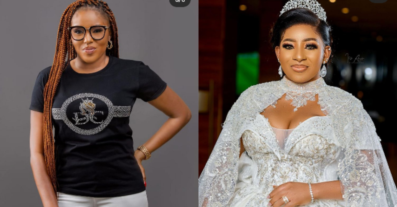 “I am grateful to you for taking care of our husband and kids” Biola Bayo showers love on Mide Martins as she clocks 43
