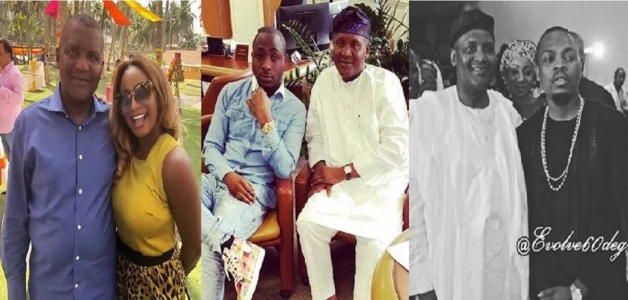 6 Nigerian Celebrities That Have Personal Relationships With Billionaire, Aliko Dangote (See Photos)