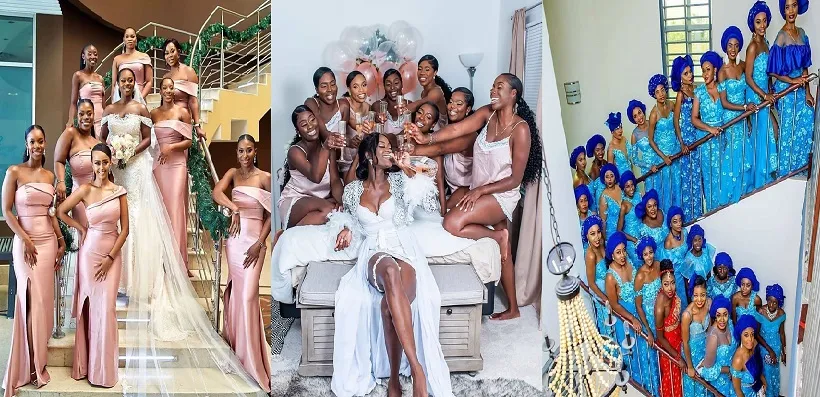 Checkout 7 Most Stunning Nigerian Bridesmaids That Will Blow Up Your Mind (Photos)