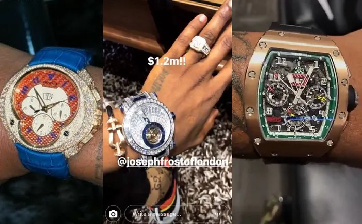 Meet 5 Popular Nigerian Celebrities With The Most Expensive Wristwatches And Their Amount (Photos)