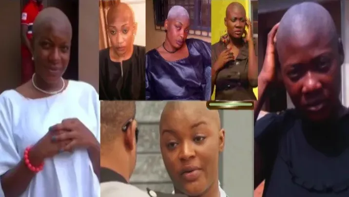 Top 10 Nollywood Actresses Who Went Bald For Movie Roles (See Photos)