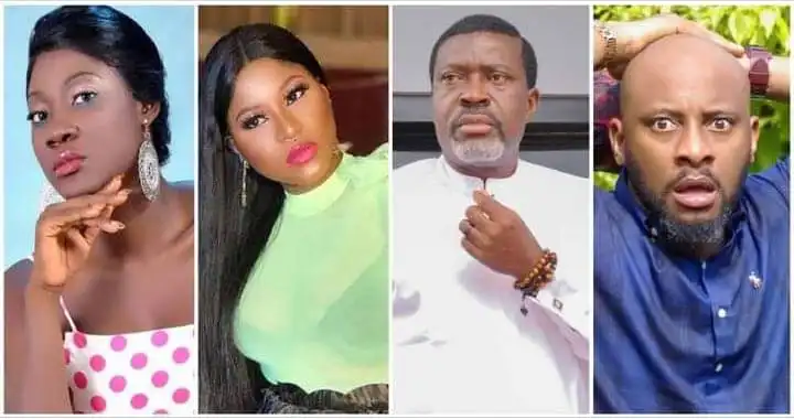 4 Nollywood Actors And The Younger Stars Who Act Their Exact Roles In Movies