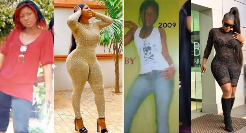 Checkout 5 Celebrities Who Achieved Body Transformation After Joining The Entertainment Industry (See Photos)