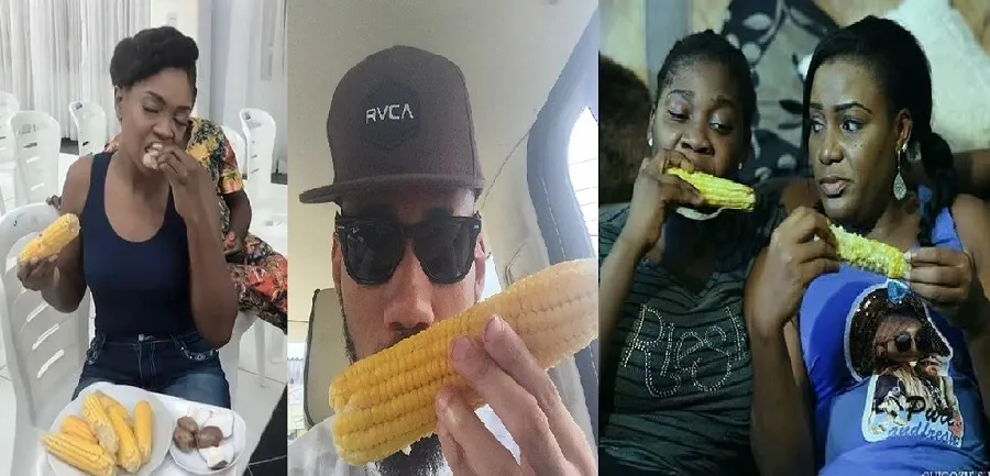 See 10 Famous Nigerians Who Enjoy Eating Corn (See Photos)