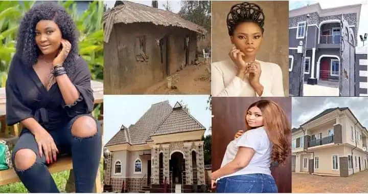 6 Nigerian Female Celebrities Who Built Beautiful Houses for Their Parents