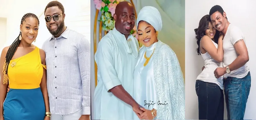10 Beautiful Nigerian Celebrities Who Married Men Who Don’t Have Six-Pack Abs (Photos)