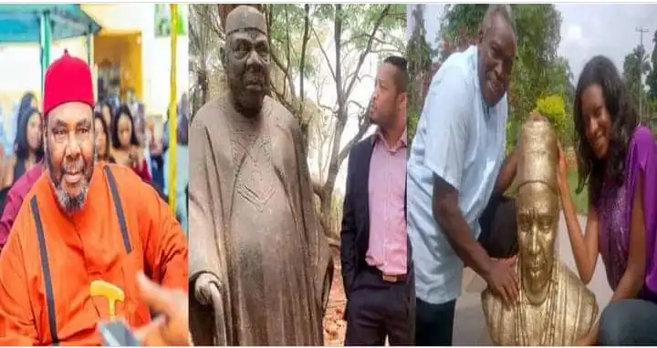 See Nollywood Legends Who Have Been Awarded With Statues of Themselves (Photos)