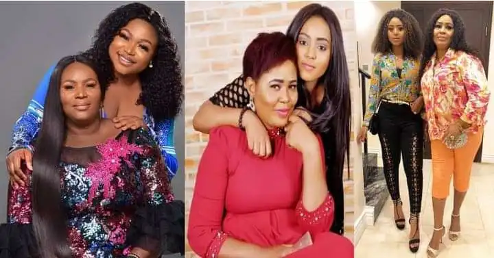 10 Beautiful Nigerian Actresses And Their Lovely Mothers (Photos)