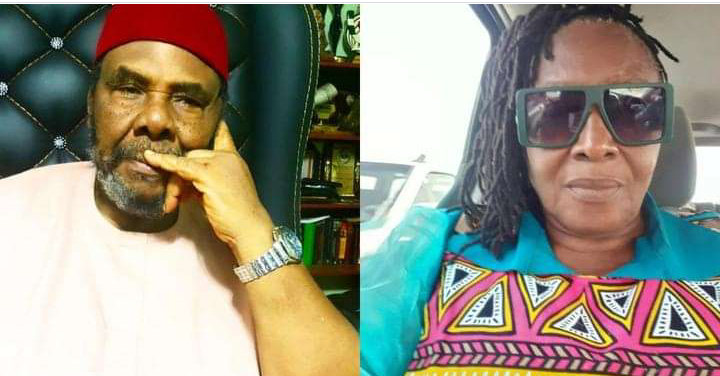 “Come Closer Let Us Greet Well” – Pete Edochie Says To Patience Ozokwo Who Crouched To Wish “EBUBEDIKE” Happy 75th Birthday