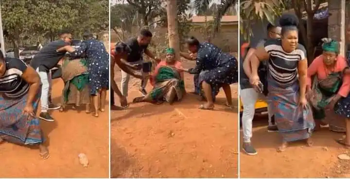 Nollywood Actress, Ebere Okaro Try to Join DropItChallenge, Checkout the Result (Video)