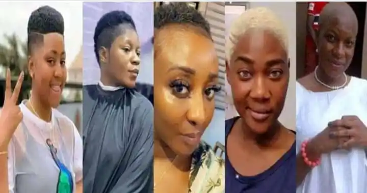 Popular Nollywood Actresses Who has Slayed Low-cut hairstyle and how they looked (Photos)