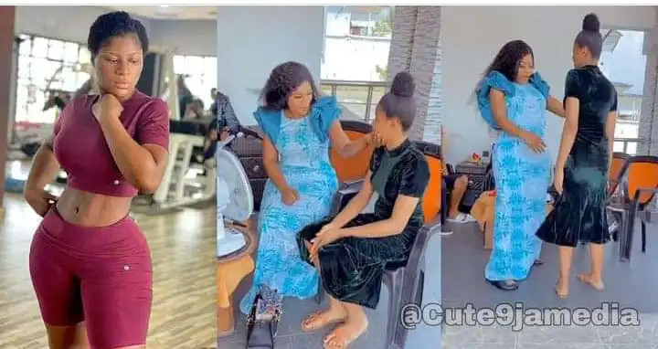 “She Is Now Bigger Than Her Mother” Destiny Etiko Says To Her Adopted Daughter (Video)