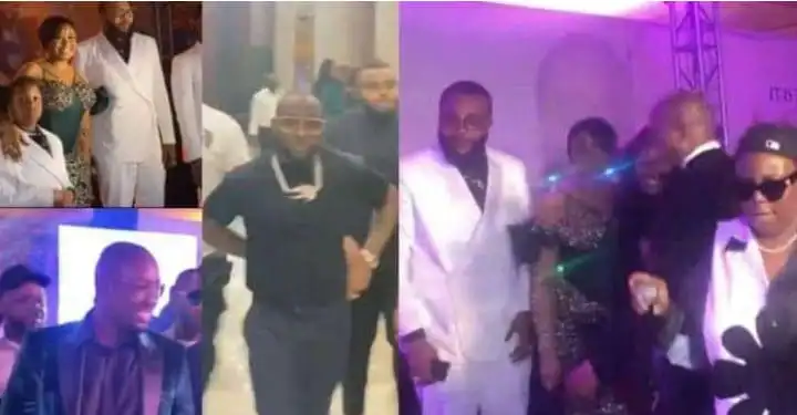 Davido, Zubby Michael and Others storm Billionaire, E-Money Birthday Party (Videos)