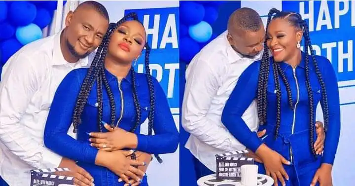 Thank you for being the tool my “Chi” used to release me from satanic/occultic manipulations – Actress, Chacha Eke-Faani says as she celebrates her husband, Austin on his birthday