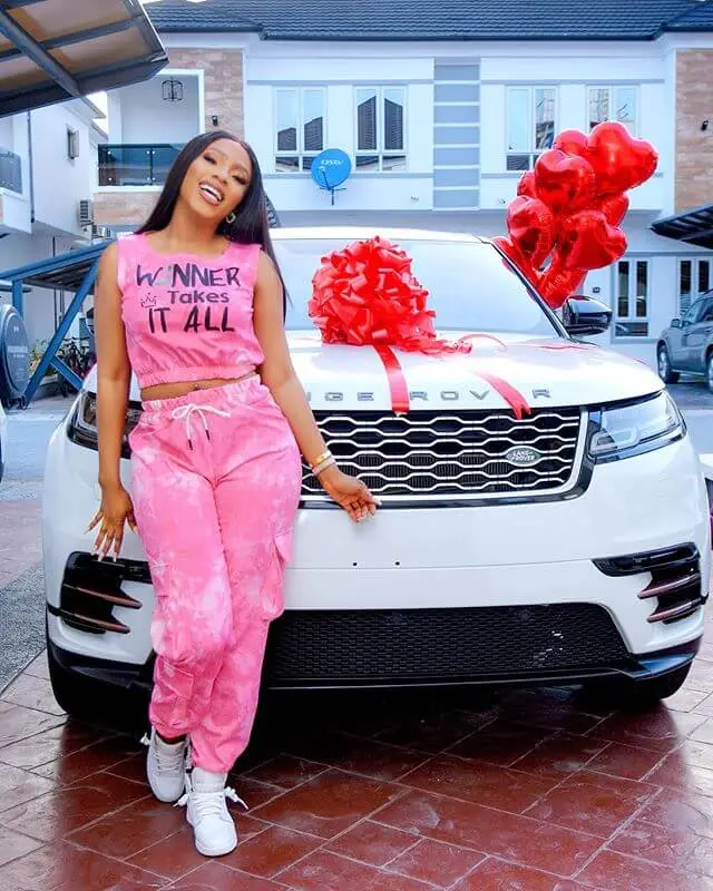 BBN Mercy Eke buys herself a Range Rover Velar as she marks her 27th birthday