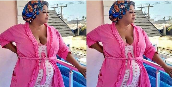“Pregnancy Comes With Unexplainable Thrills” – Actress Dayo Amusa Says As She Thrills Fans With Her Pregnancy Photo