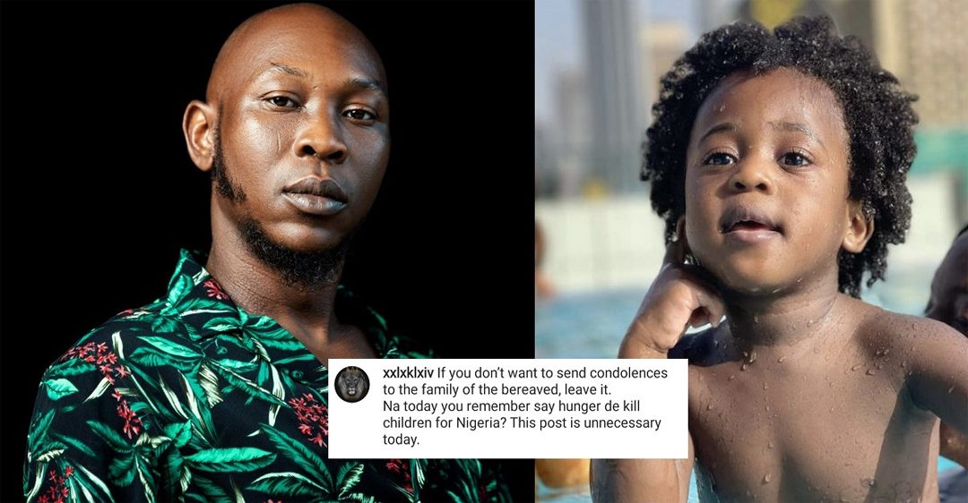 Seun Kuti reacts after being accused of being insensitive for sharing a post about Nigerian children dying of hunger after Ifeanyi’s death (video)